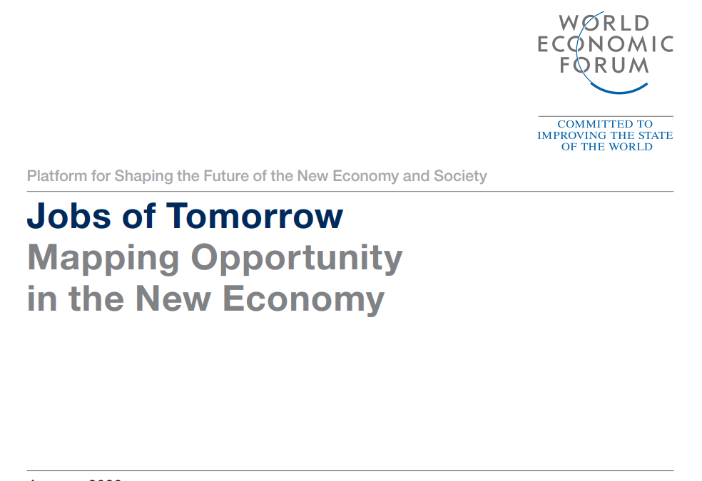 Jobs of Tomorrow – Mapping Opportunity in the New Economy